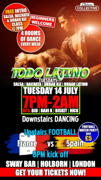 LIVE &amp; EXCLUSIVE TICKET - Sports Bar - France vs Spain